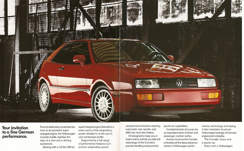Коррадо инструкция по применению. VW Corrado 1990 задние фонари. 1983 Volkswagen Brochure. Volkswagen Corrado характеристики. VW Corrado каталог.